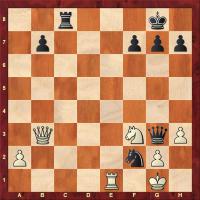 Bílý zahrál 27. Dc2 jak černý využije nepřesnosti bílého?